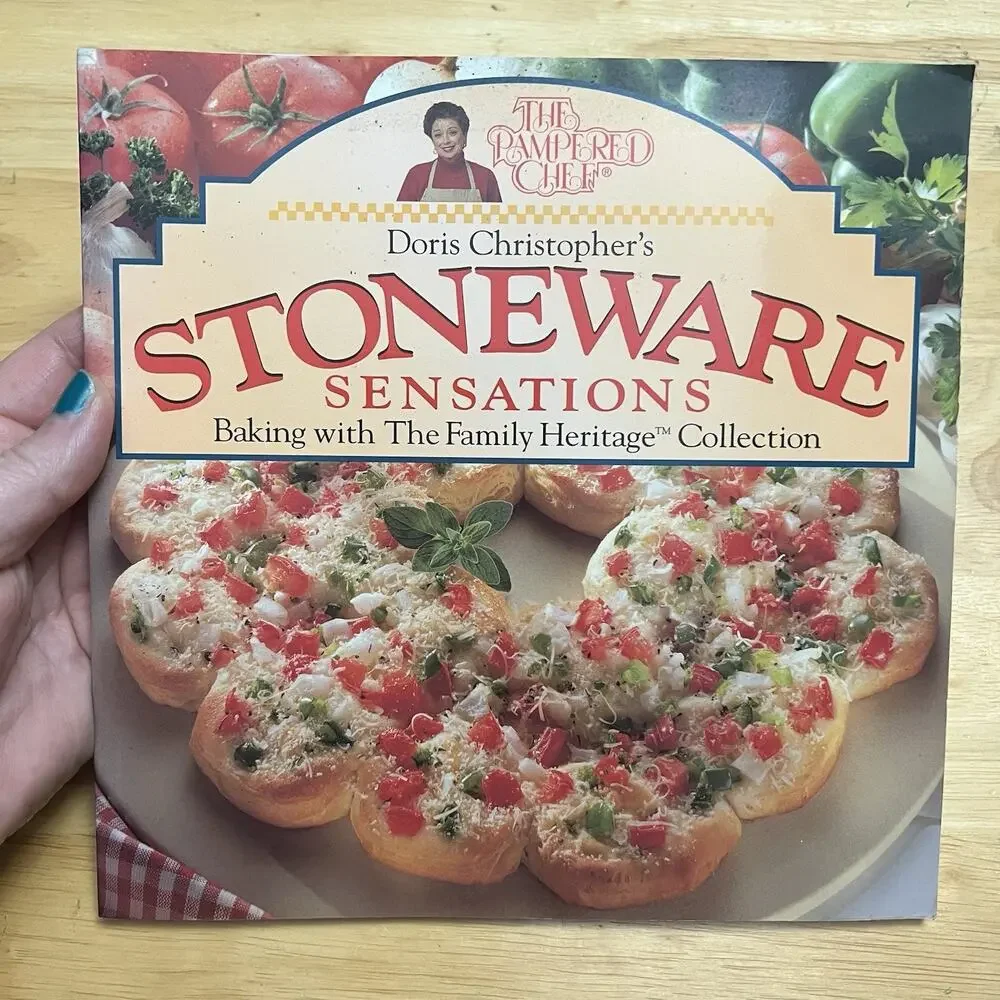 Vintage 1997 The Pampered Chef Stoneware Sensations by Doris Christopher Paperba